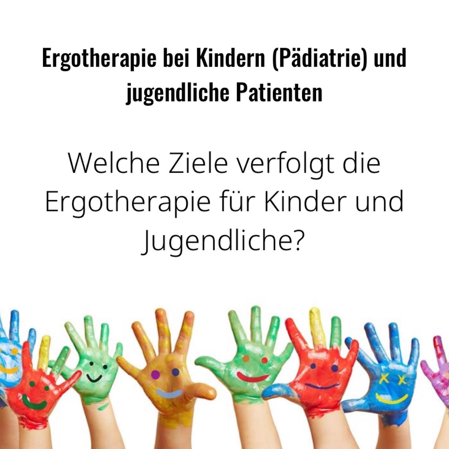 Welche Ziele verfolgen die Ergotherapeuten für Kinder und Jugendliche?